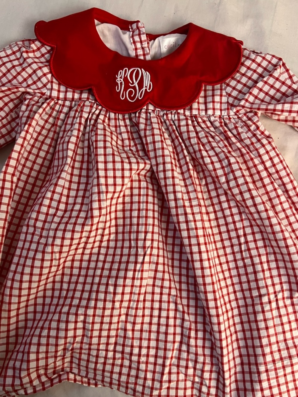 Cecil and Lou embroider toddler dress